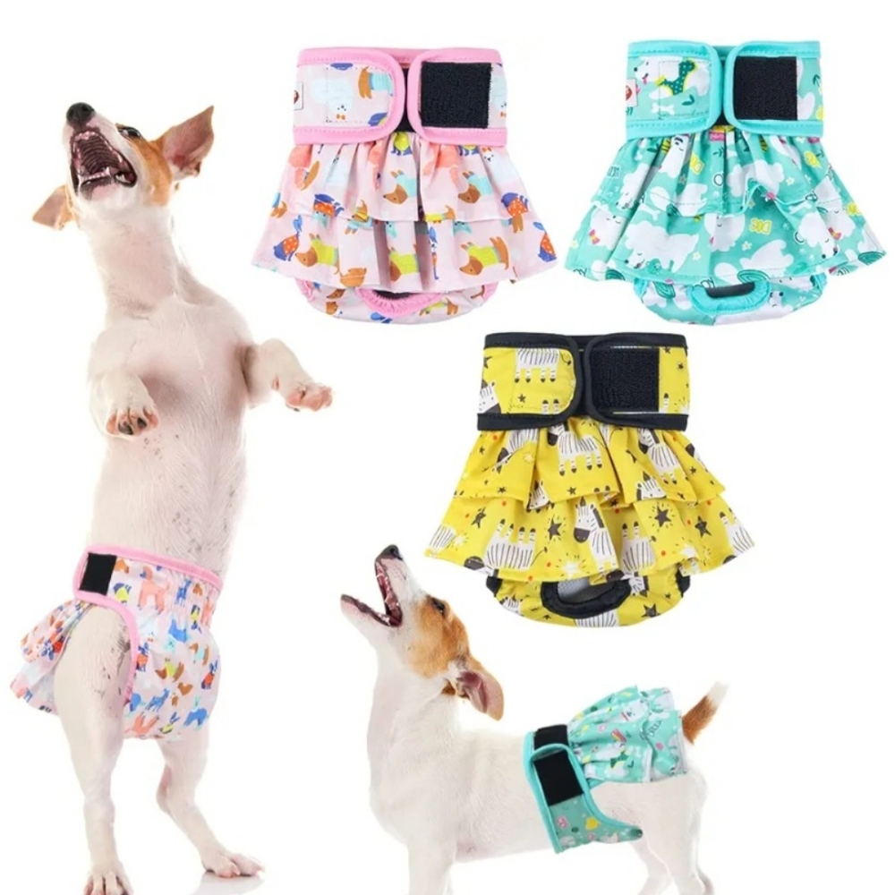Poochies Sprouts female washable doggie diapers
